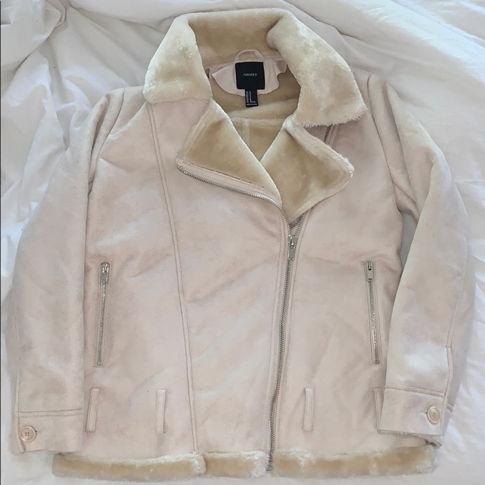 fuzzy winter coat
